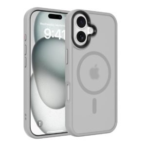 Gray Magnetic Wireless Charging Case for iPhone 17