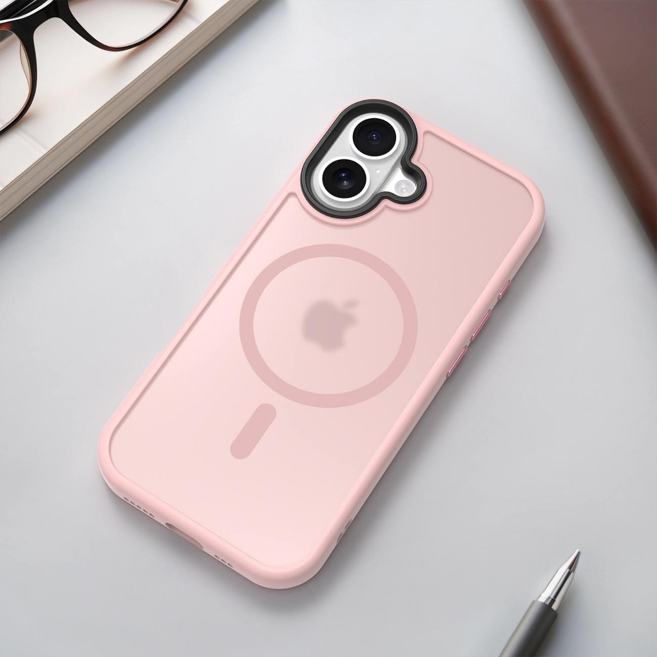 Custom Magnetic Phone Case for iPhone 17 on Office Desk