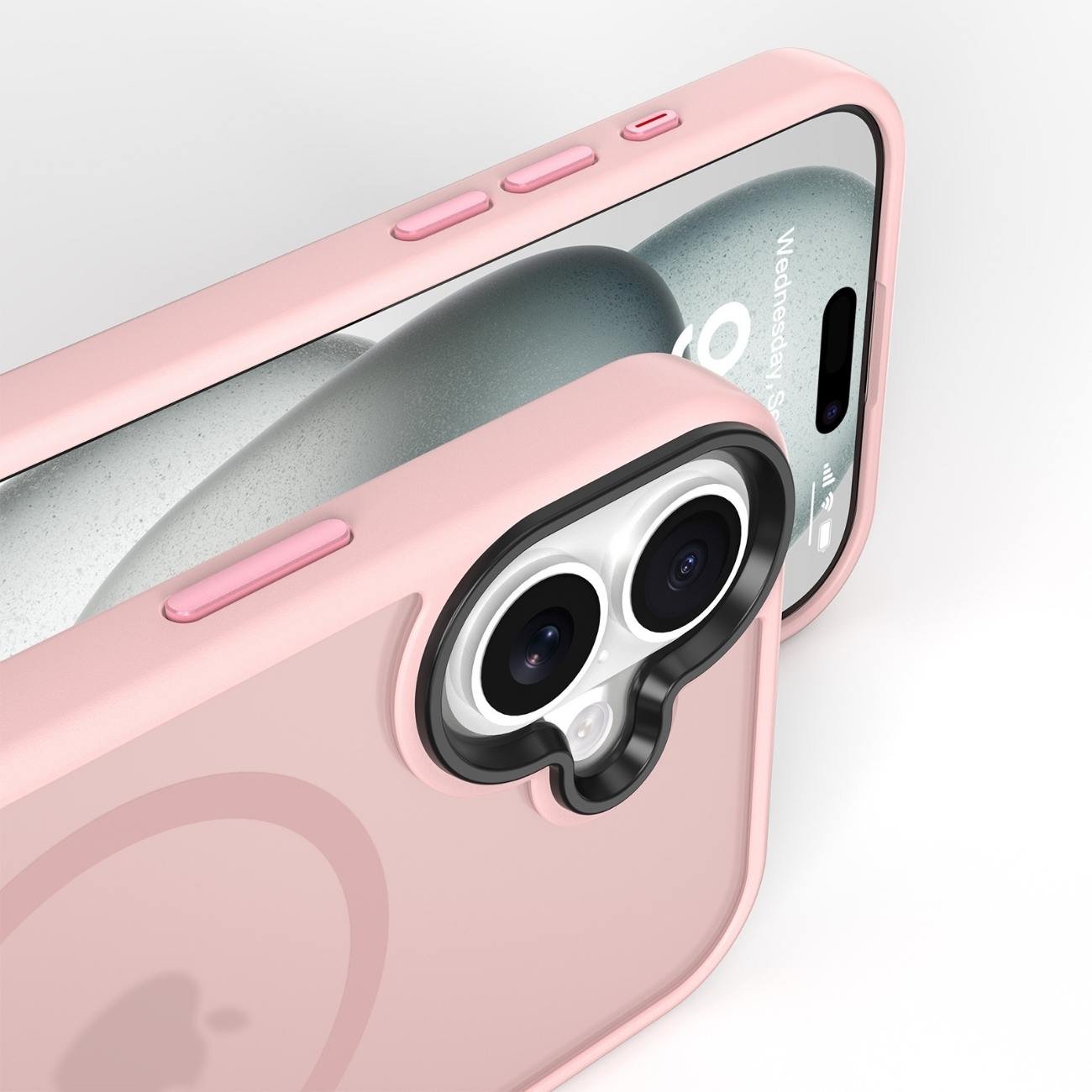 Camera Protection and Side Button Detail of Magnetic Phone Case