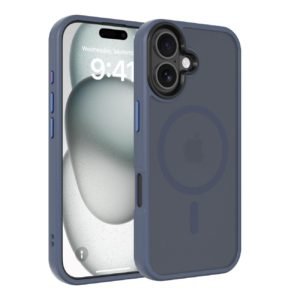 Blue Magnetic Wireless Charging Case for iPhone 17
