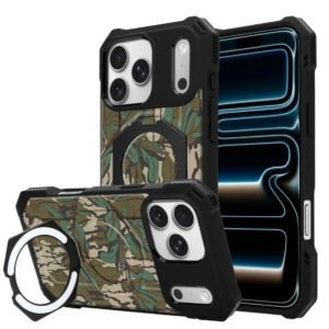 Jungle Camo MagSafe Kickstand Phone Case for iPhone 17 Pro Max