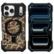 Front and Back View of Custom MagSafe Kickstand Camo Phone Case for iPhone 17 Pro Max