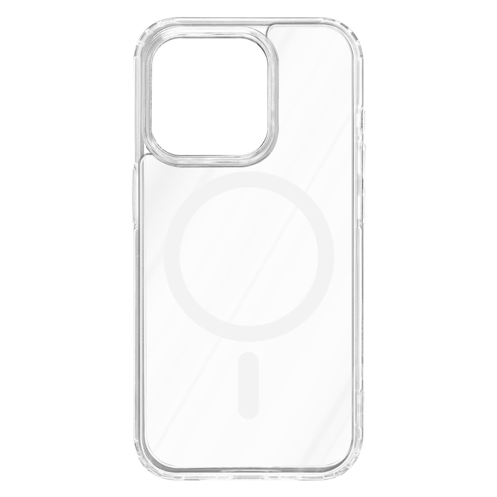 Custom Clear MagSafe Phone Case for iPhone 15 Pro Front View