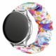 Custom Scrunchie Watch Band for Samsung Galaxy Watch 7 and Garmin Multicolor Front Angle View
