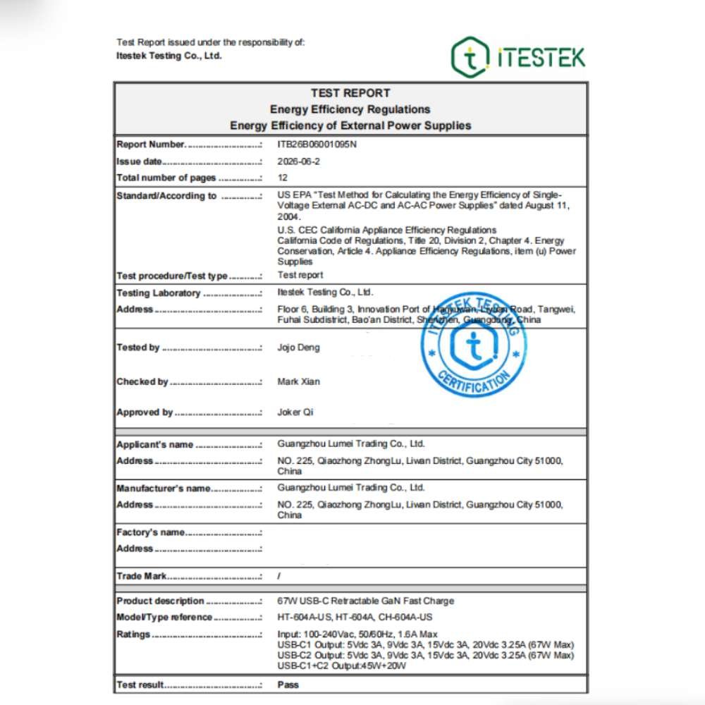 ht-604a-us-cec-energy-efficiency-test-report