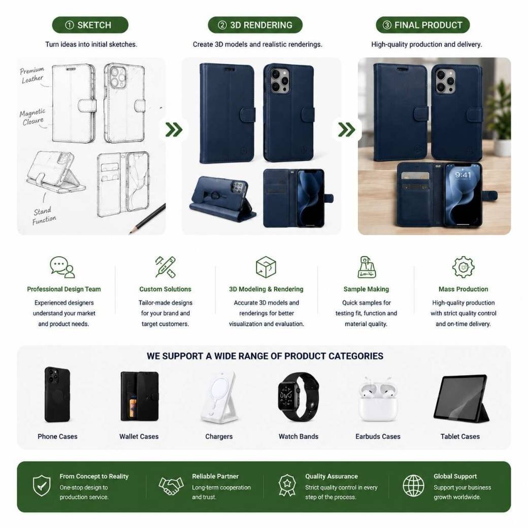 oem-odm-product-design-support-process OEM and ODM product design process from sketch to final production