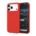 Custom Red silicone phone case for iPhone 17 Pro Max shown from front and back