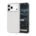Custom Light Gray silicone phone case for iPhone 17 Pro Max shown from front and back