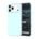 Custom Mint Green silicone phone case for iPhone 17 Pro Max shown from front and back