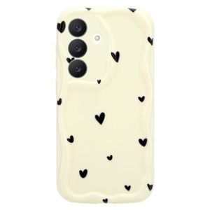 sj18-7-custom-black-heart-print-phone-case-for-samsung-galaxy-s26-cream-back-view Custom Black Heart Print Phone Case for Samsung Galaxy S26 in Cream Back View