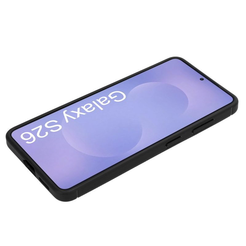 sj20-2-custom-carbon-fiber-tpu-phone-case-for-samsung-galaxy-s26-black-front-angle-view Custom Carbon Fiber TPU Phone Case for Samsung Galaxy S26 in Black Front Angle View