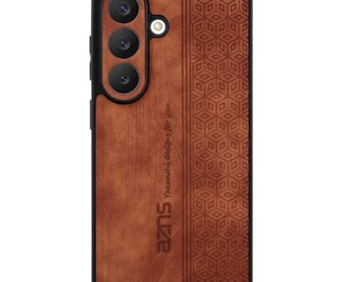 sj21-1-custom-embossed-suede-phone-case-for-samsung-galaxy-s26-brown-back-view Custom Embossed Suede Phone Case for Samsung Galaxy S26 in Brown Back View