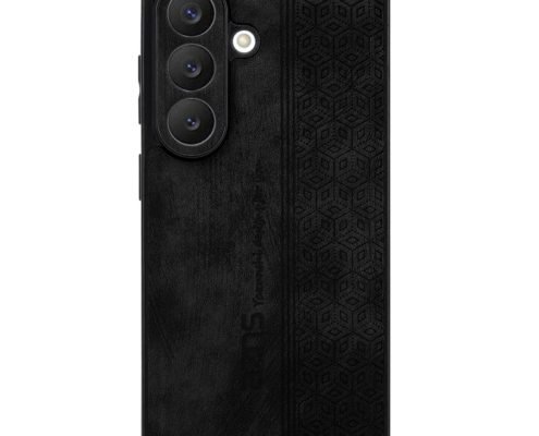 sj21-10-custom-embossed-suede-phone-case-for-samsung-galaxy-s26-black-back-view Custom Embossed Suede Phone Case for Samsung Galaxy S26 in Black Back View