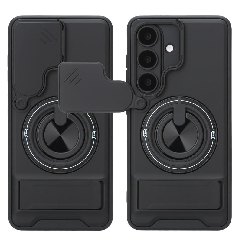 sj24-5-custom-camera-lens-cover-kickstand-phone-case-for-samsung-galaxy-s26-black-camera-cover-open-and-closed Custom Camera Lens Cover Kickstand Phone Case for Samsung Galaxy S26 with Open and Closed Lens Cover