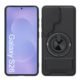 Custom Camera Lens Cover Kickstand Phone Case for Samsung Galaxy S26 in Black Front and Back View