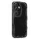 Custom Black TPU Phone Case for Samsung Galaxy S26 in Glossy Rear Angle View