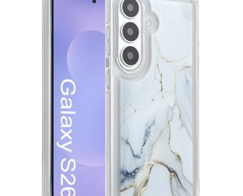 sj27-1-custom-marble-pattern-tpu-phone-case-for-samsung-galaxy-s26-white-front-and-back-view Custom Marble Pattern TPU Phone Case for Samsung Galaxy S26 in White Front and Back View
