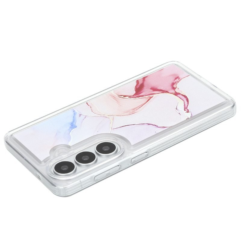 sj27-15-custom-marble-pattern-tpu-phone-case-for-samsung-galaxy-s26-red-rear-angle-view Custom Marble Pattern TPU Phone Case for Samsung Galaxy S26 in Red Rear Angle View
