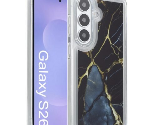 sj27-7-custom-marble-pattern-tpu-phone-case-for-samsung-galaxy-s26-black-front-and-back-view Custom Marble Pattern TPU Phone Case for Samsung Galaxy S26 in Black Front and Back View