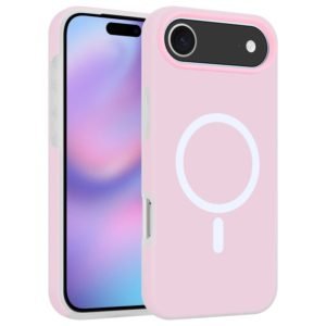 sj61-1-3-magnetic-double-layer-case-apple-iphone-17-air-pink-front-back-angle Pink Magnetic Double Layer Case for iPhone 17 Air Front and Back Angle