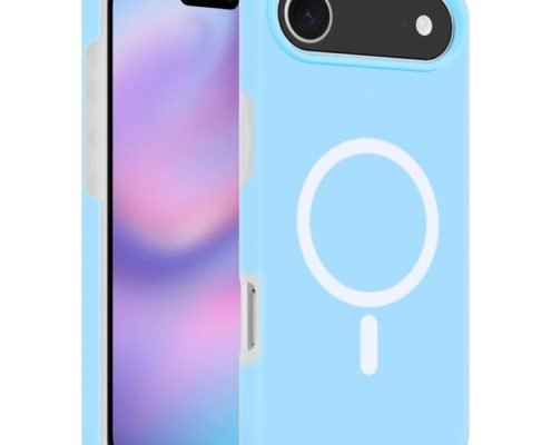 sj61-2-3-magnetic-double-layer-case-apple-iphone-17-air-blue-front-back-angle Blue Magnetic Double Layer Case for iPhone 17 Air Front and Back Angle