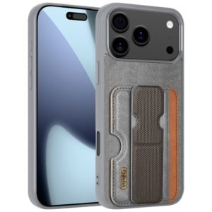 sj63-5-1-wallet-card-holder-kickstand-case-apple-iphone-17-pro-max-gray-front-back-view Wallet Card Holder Kickstand Case for iPhone 17 Pro Max in Gray Front and Back View