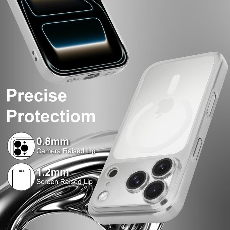 sj66-16-custom-electroplated-magnetic-clear-phone-case-for-iphone-17-pro-silver-camera-screen-protection Custom Electroplated Magnetic Clear Phone Case for iPhone 17 Pro Silver Camera and Screen Protection