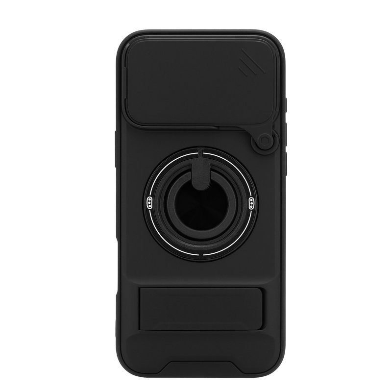 sj68-2-custom-camera-cover-stand-case-for-iphone-17-pro-max-black-back-view Custom Camera Cover Stand Case for iPhone 17 Pro Max Black Back Protection View