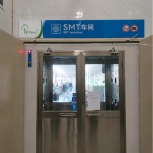 smt-workshop-entrance.jpg SMT workshop entrance for OEM phone accessory manufacturing