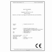 EMC test report for USB car charger product compliance
