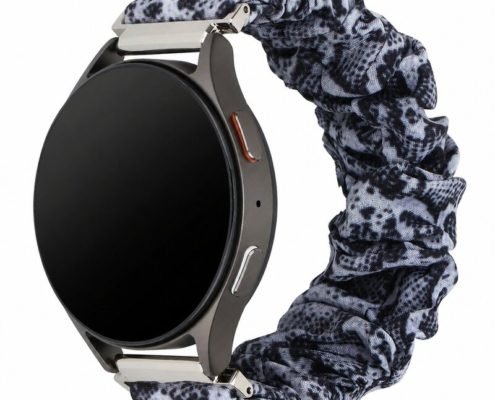 bd6-1-custom-plush-scrunchie-watch-band-for-samsung-galaxy-watch-7-snake-print-front-angle-view Custom Plush Scrunchie Watch Band for Samsung Galaxy Watch 7 Snake Print Front Angle View