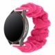 Custom Plush Scrunchie Watch Band for Samsung Galaxy Watch 7 Pink Front Angle View
