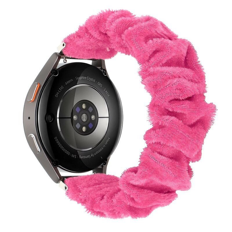 bd6-6-custom-plush-scrunchie-watch-band-for-samsung-galaxy-watch-7-pink-back-angle-view Custom Plush Scrunchie Watch Band for Samsung Galaxy Watch 7 Pink Back Angle View