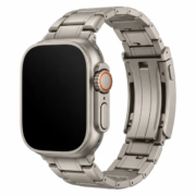 BD9-1-natural-titanium-five-link-stretch-clasp-band-front-view
