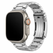 BD9-2-silver-five-link-stretch-clasp-band-front-view
