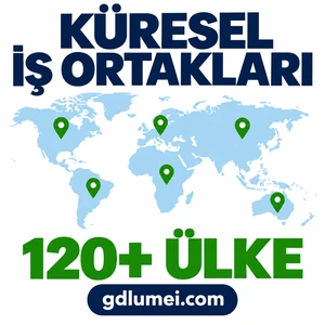 120'den fazla ülkede küresel iş ortakları